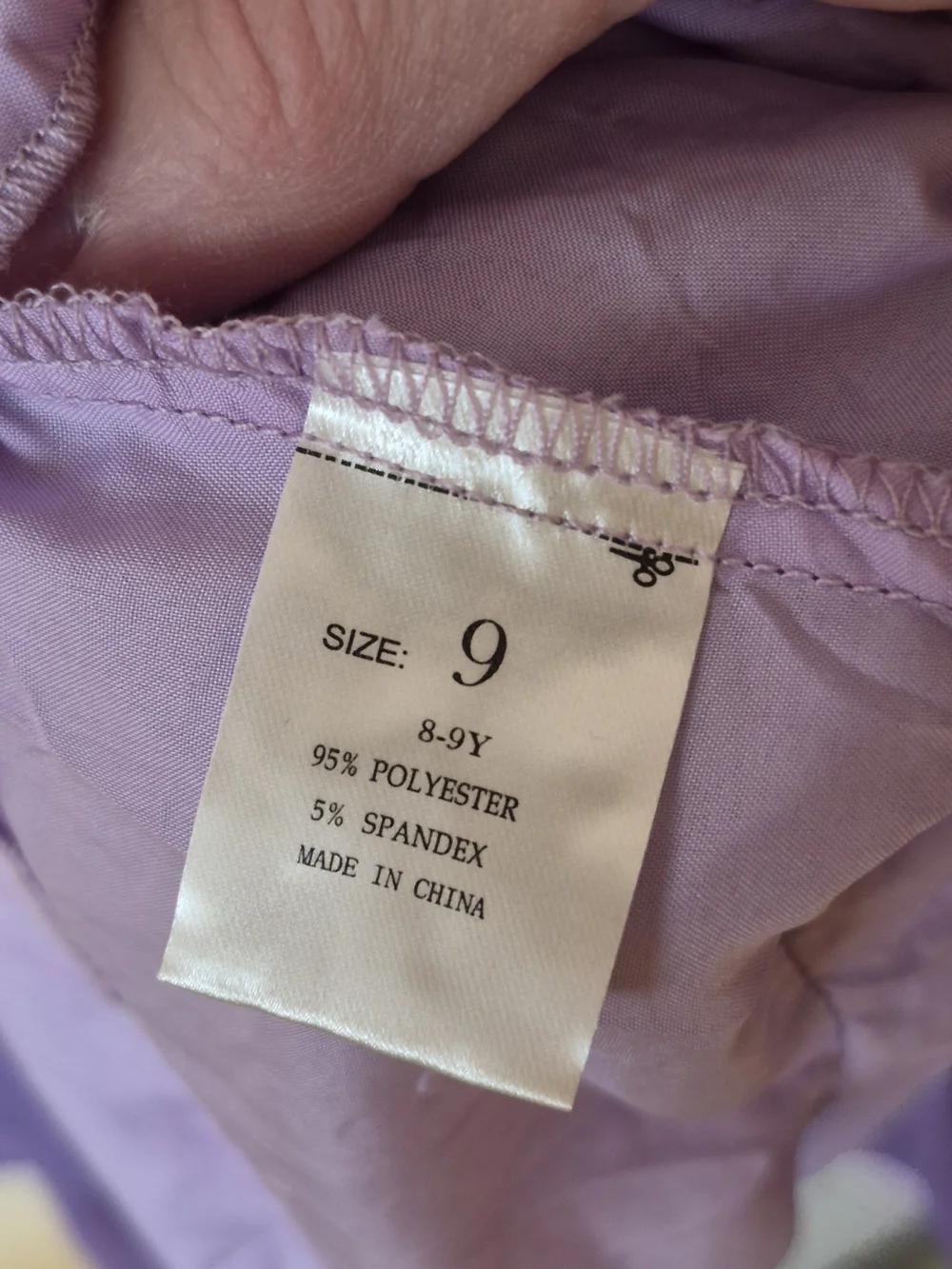 (Size 9 Girls) Lavender Tiered Halter Dress for Kids